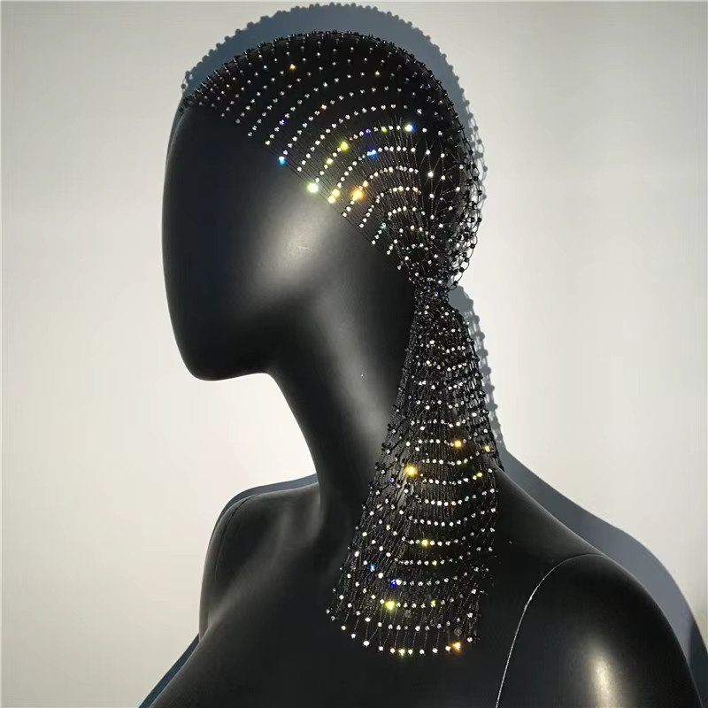 Akyzo Stirnband, Patchwork, Strass, Damen - Bild 3