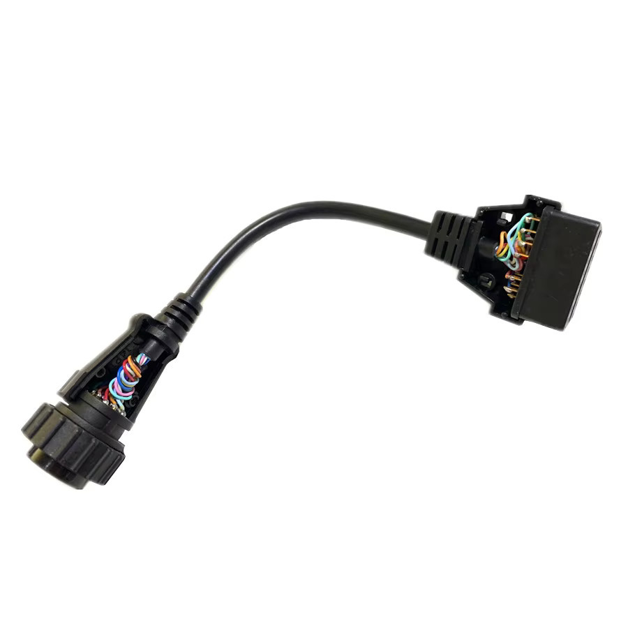 OBDIIVCI 14-Pin auf OBD2 16-Pin Adapter Kabel für die Fahrzeugdiagnose in Schwarz - Bild 3