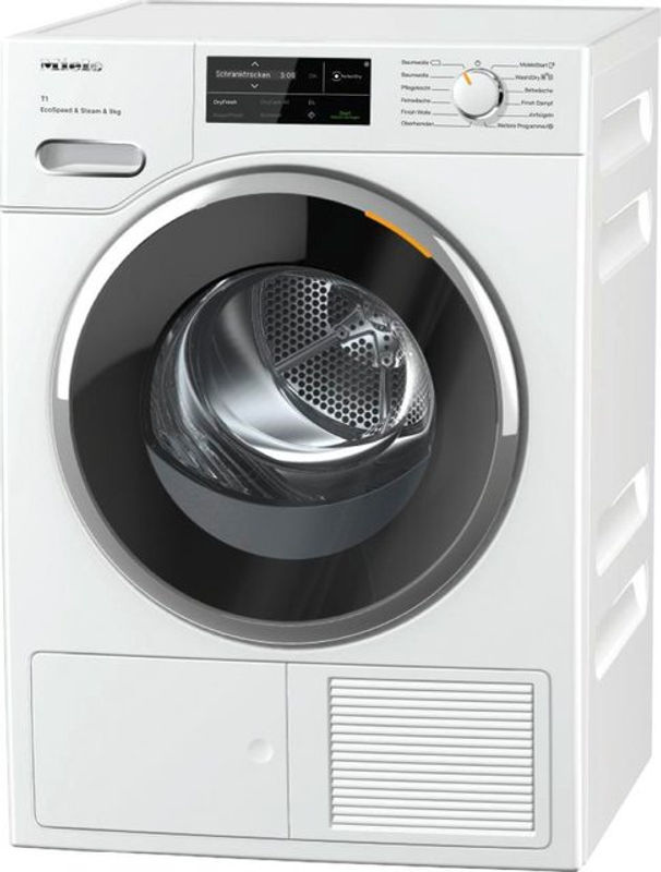 Miele TWL 780 WP Wärmepumpentrockner in Weiß mit 9 kg Kapazität, EcoSpeed, Steam-Programmen und Smart Home Integration via WiFi - Bild 2