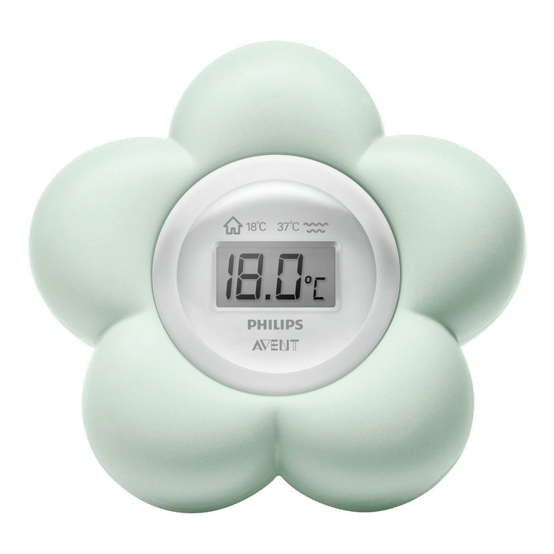Philips Avent Digitales Bade- und Raumthermometer in Grün SCH480/00 - Bild 2