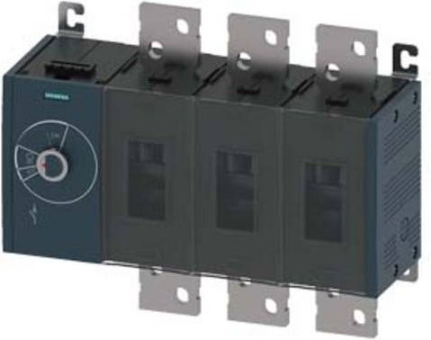 Siemens Lasttrennschalter 3polig 1250A 8 Schließer 8 Öffner 690 V/AC grau 690 V/AC 3KD52340RE100 - Bild 1