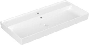 V&B Schrankwaschtisch Collaro mit Überlauf, weiß, B: 100 cm, T: 47 cm - Bild 1