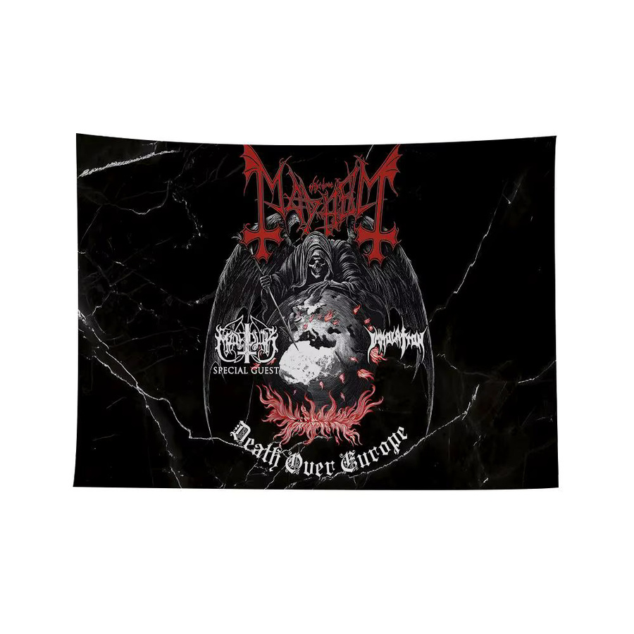 Potdemiel Wandbehang Mayhem Death Rock Band Design in Schwarz - Bild 6