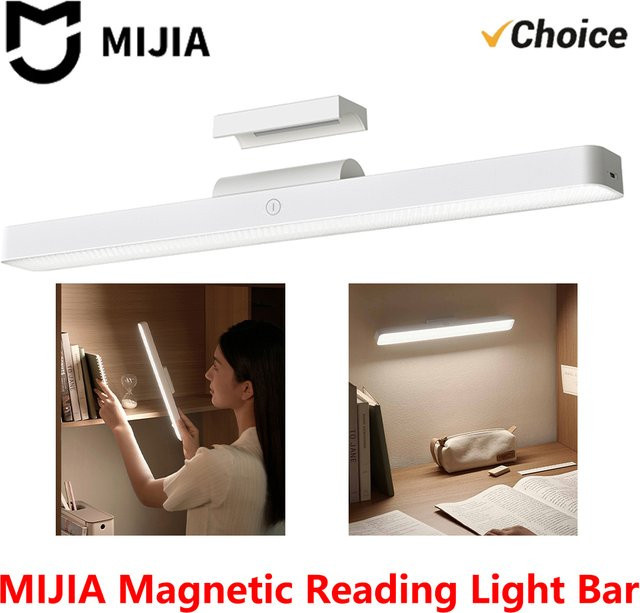MIJIA Magnetische Leselampe mit verlängertem Lampenkopf, 36 cm, Ra90, 2000mAh, verstellbare Leselichtleiste - Bild 1