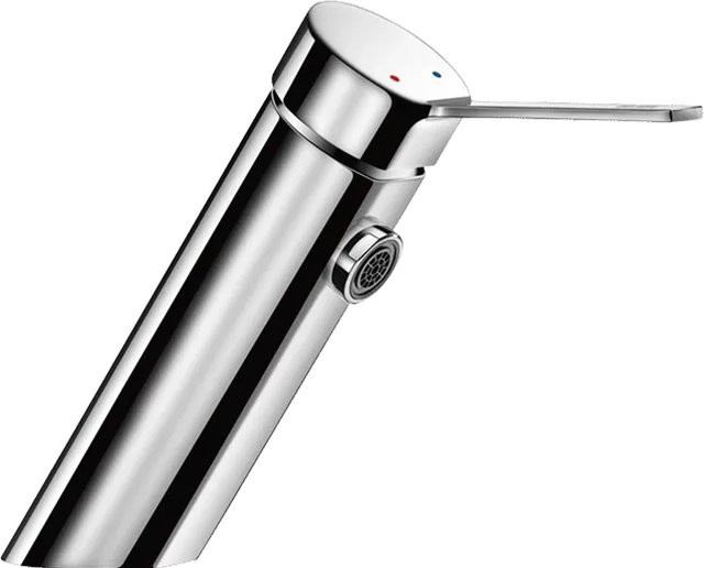 Delabie Einhebelmischer BIOSAFE für Waschtisch in Chrom, Höhe: 9,5 cm - Bild 1