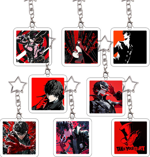 Bandai Persona 5 Acryl-Schlüsselanhänger-Set, 9-teiliges Set - Bild 1