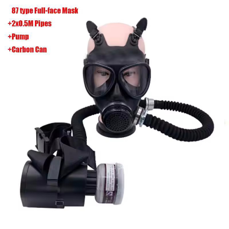 SZYSF Elektrisches Gasmasken-Atemschutzgerät mit konstantem Luftstrom und Vollgesichtsschutz - Bild 4