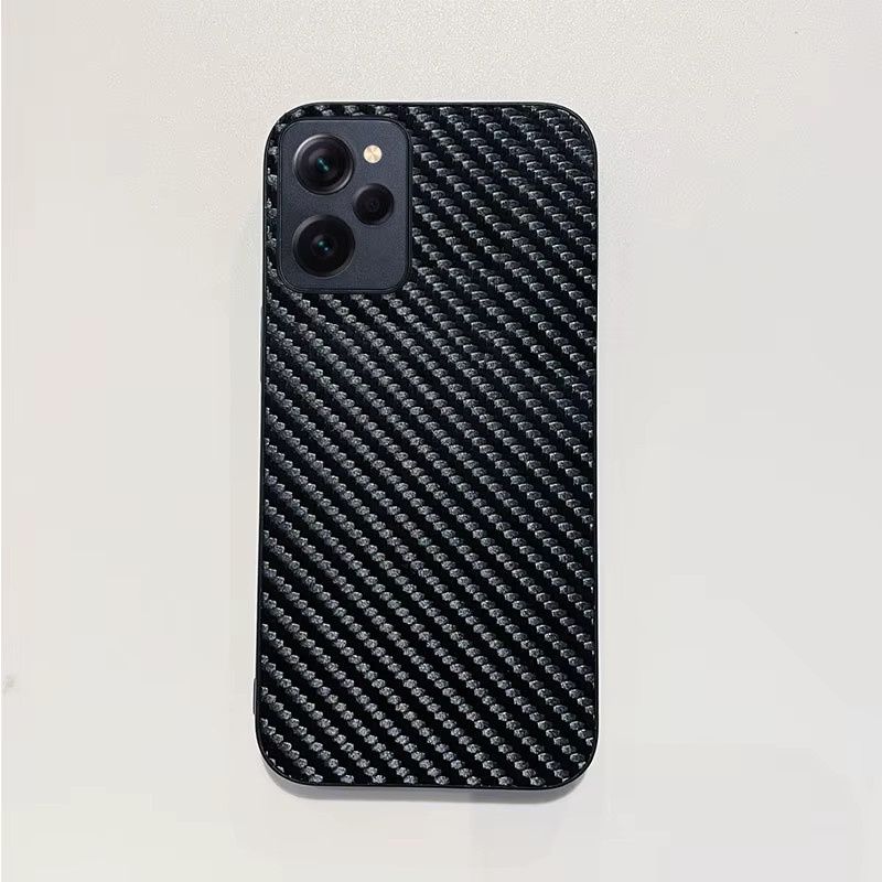 Luxus Business Handyhülle aus weichem Leder und Carbonfaser für Xiaomi Poco X3 X4 X5 X6 X7 Pro F5 F6 in Schwarz - Bild 2
