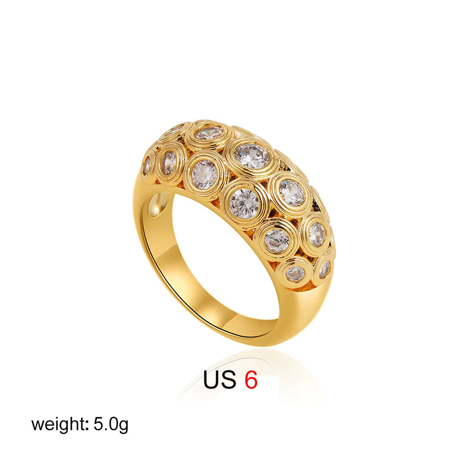 amofa Ring, Gold, Zirkonia, Damen - Bild 5