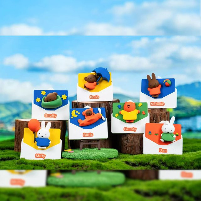 Miffy Boris, Kühlschrankmagnet, Einzelfigur, Bunt / Mehrfarbig - Bild 1