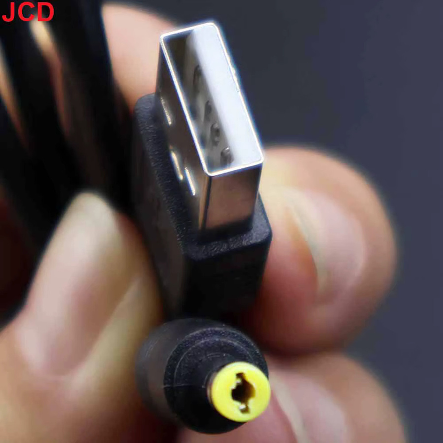 JCD USB zu DC Ladekabel 5V 1A mit 4,0x1,7mm Stecker für PSP 1000, 2000 und 3000, Schwarz, Länge: 80 cm - Bild 3
