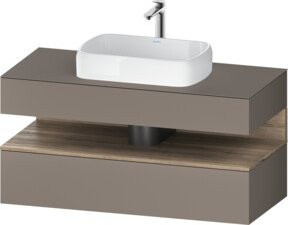 Duravit Waschtischunterschrank Qatego in Matt, B/T/H: 120 x 55 x 60 cm - Bild 1