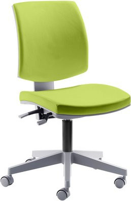 Mayer Sitzmöbel Drehstuhl 2432SO in Grün mit Kunstleder und Rollen, B: 64 cm, H: 150 cm - Bild 1