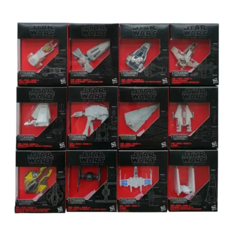 Hasbro Star Wars Weltraum, X-Wing Starfighter, Imperial Shuttle, Star Destroyer, Actionfiguren, Metall - Bild 2
