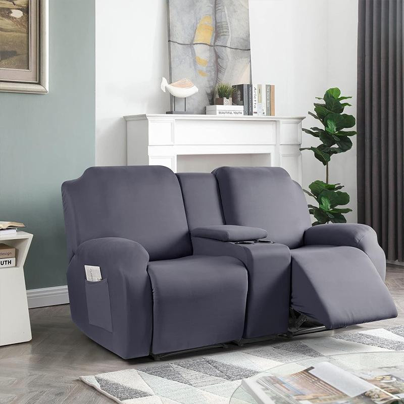 Wipon Elastischer Sofabezug aus Polyester in Grau und Multicolour für Liegestühle und Schaukelstühle - Bild 7