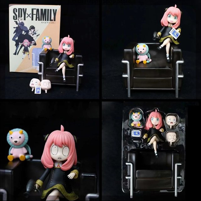 Bandai Spy×Family Anya Forger Sofa-Sitzfigur, Einzelfigur, 14 cm - Bild 1