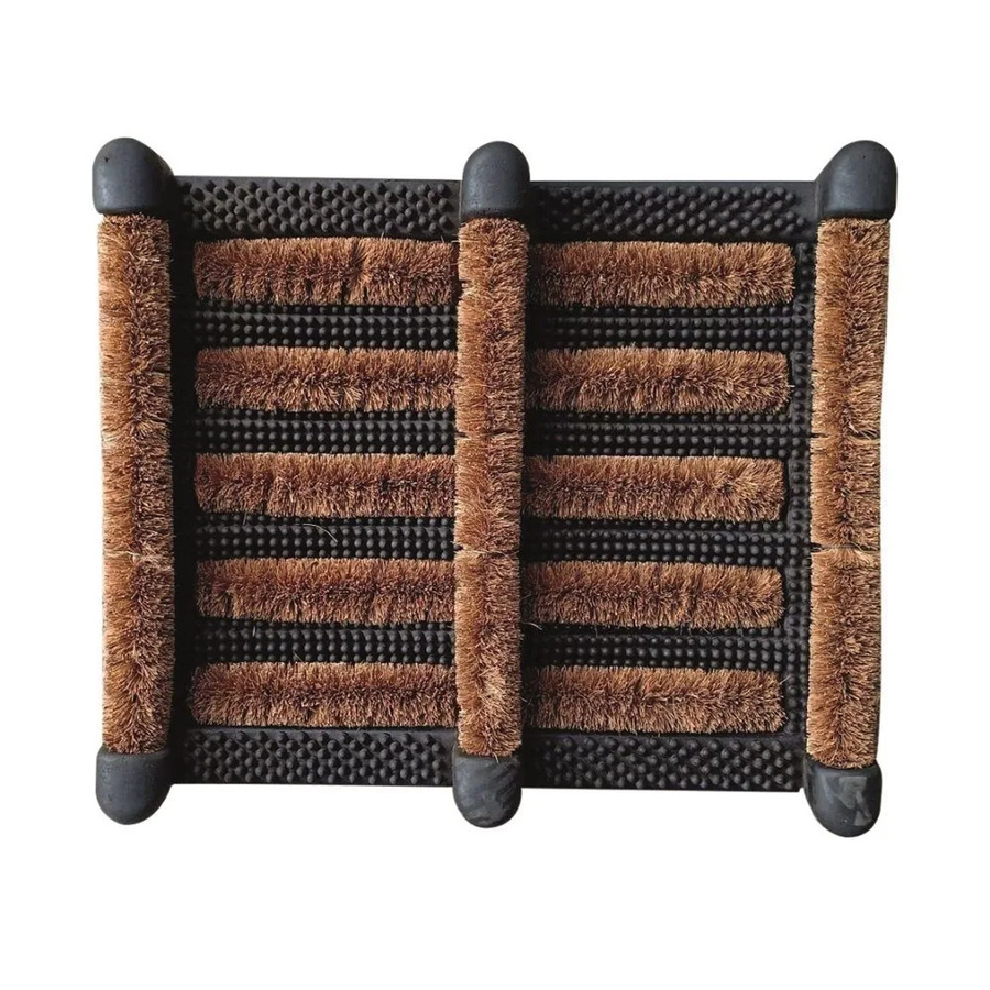 Lex Schmutzfangmatte aus Kokos in Braun, wetterfest und rutschfest, B/T: 36,0 x 31,0 cm - Bild 2