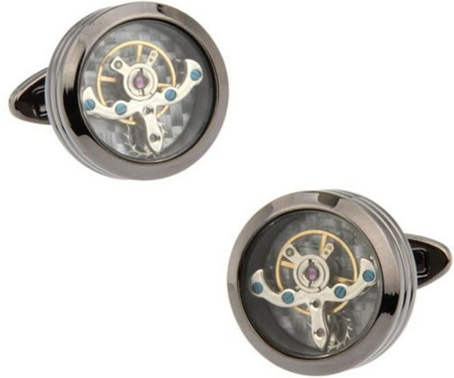 Binchi Outdoor Product Manschettenknöpfe Edelstahl, Herren, grau - Bild 1