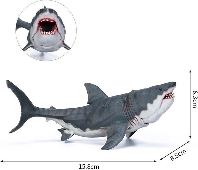 Yiran toy 1 Megalodon Haifigur Meeresbewohner Spielfigur 3-6 Jahre - Bild 1