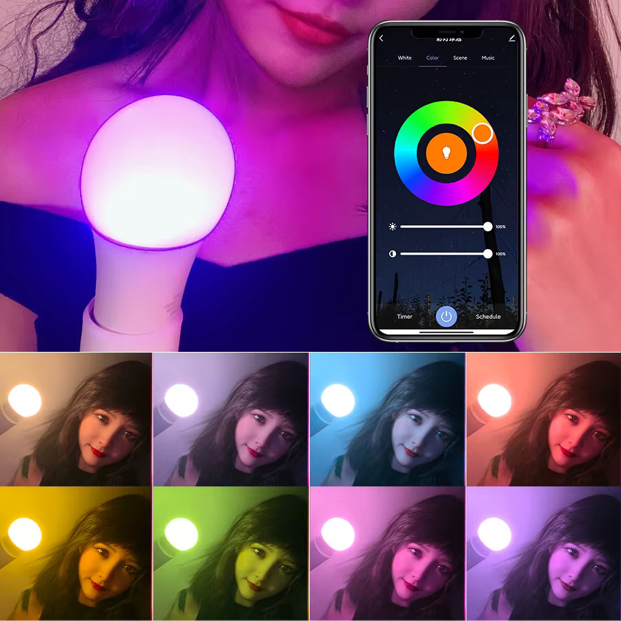 Tuya Smart LED Birne E27 mit 18W WIFI Sprachsteuerung über Alexa, Google Assistant und Yandex Alice via Smart Life App - Bild 4
