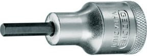 Gedore Schraubendrehereinsatz Bit Innensechskant SW 4 mm in Silber aus Stahl - Bild 1