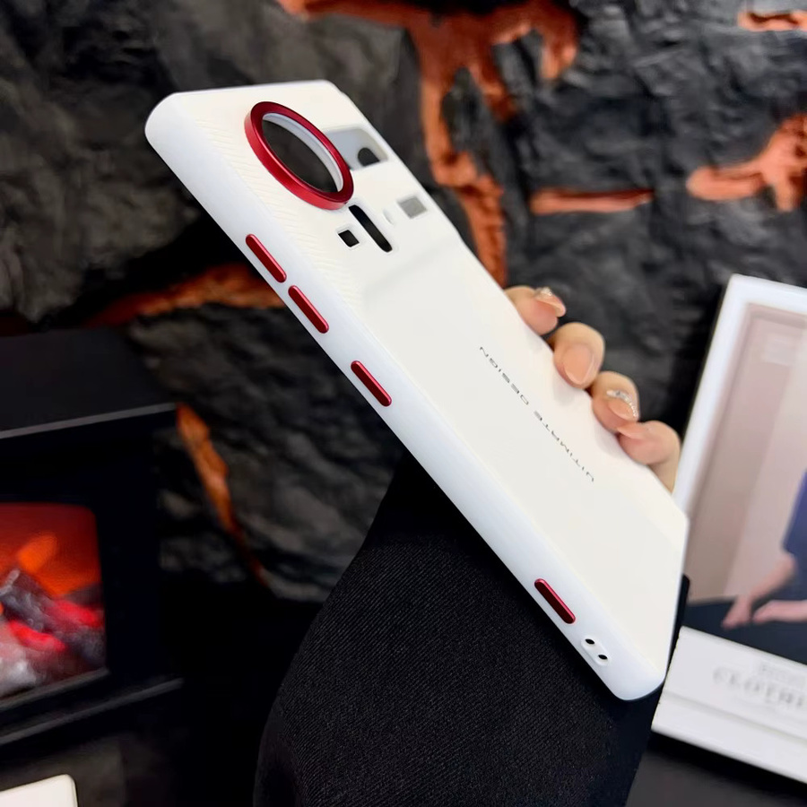 Luxuriöse harte PU Schutzhülle für Nubia Z80 Ultra und ZTE Nubia Z80 Z70 Ultra in Weiß - Bild 5