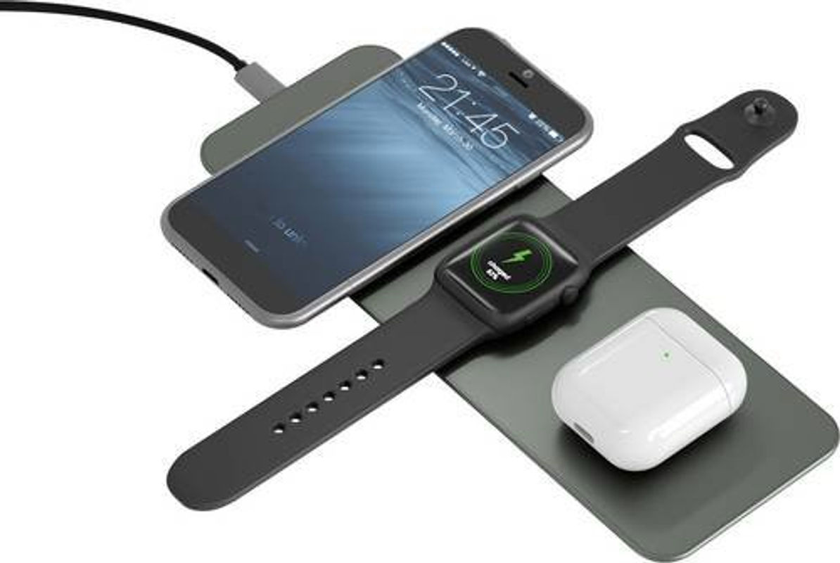 Terratec ChargeAIR All Green Induktive Ladematte mit AC-Netzteil 10 Watt für Apple AirPods und Watch - Bild 2