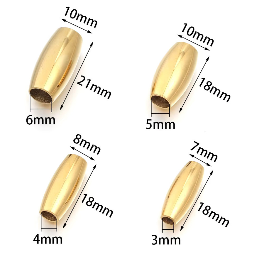 louleur Magnetverschlüsse Edelstahl, Unisex - Bild 3