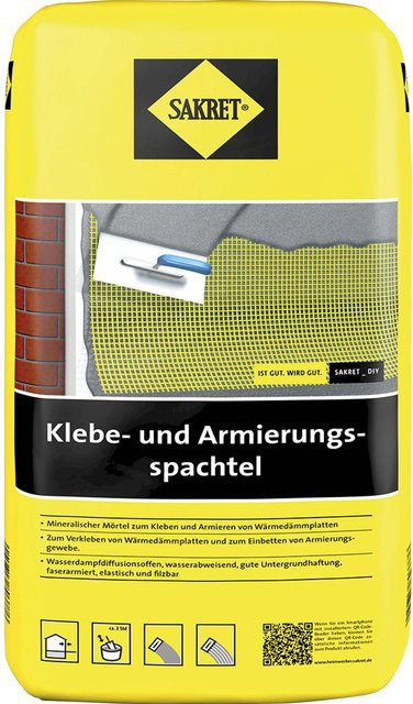 Sakret WDVS Klebe- und Armierungsspachtel Grau 25 kg - Bild 1