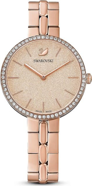 Swarovski Damenarmbanduhr, Roségold, 32 mm, beige - Bild 1