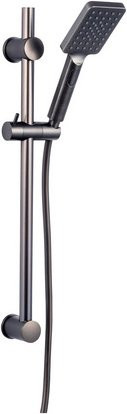 WELLWATER Brause-Set Memoa in Industrial-Design mit 3 Strahlarten, silberfarben - Bild 1