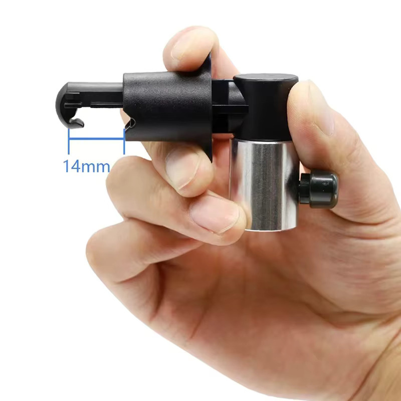 Universeller Schnellspanner-Reflektorhalter in Schwarz – Werkzeuglose Klemme für Lichtstative passend für alle Scheibengrößen - Bild 2