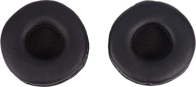 AKG Ersatz-Ohrpolster aus PU-Leder und weichem Schaumstoff für Headset-Kopfhörer in Schwarz - Bild 1