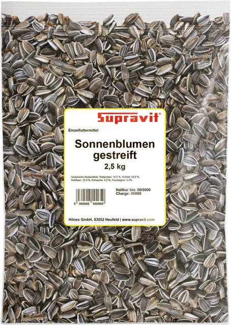 Supravit Sonnenblumenkerne Ganzjahresvogelfutter - Bild 1