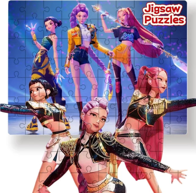 Hasbro Cyberpunk-Anime-Familien-Interaktionsspiel, Holzpuzzle, 70-teiliges Set - Bild 1