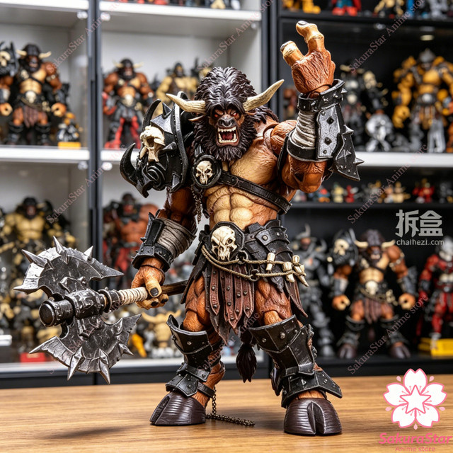 Metytoyz Adventurer World Minotaur Mokhar Fury Horn, Fantasy-Actionfigur, 30cm - Bild 1