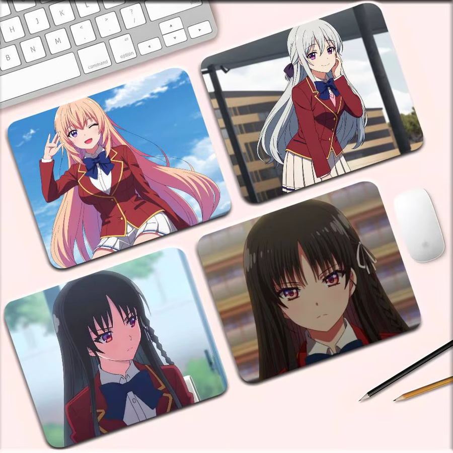 Moetch Anime Klassenzimmer Mauspad rutschfeste Schreibtischunterlage Multicolor - Bild 2