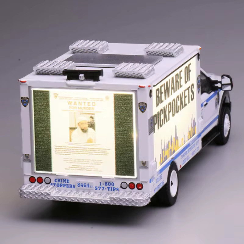 WELLY F550 Super Duty Polizeifahrzeug, Modell, 1:64, Metall - Bild 3