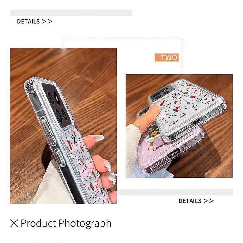 Stoßfeste Silikon Handyhülle mit Weihnachtsbaum-Design für Xiaomi Redmi Note 14 Pro Plus 5G, 13, 12 Pro, 13C, 14C - Bild 2