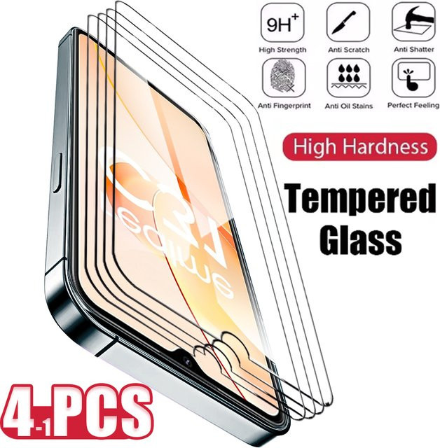 Gehärtetes Glas Display Schutz für Realme C31 C30s C30 C25 C25Y C25s C21 C21Y C20 C20A C17 C15 C12 C11 2021 C3 C33 2023 in Transparent - Bild 1