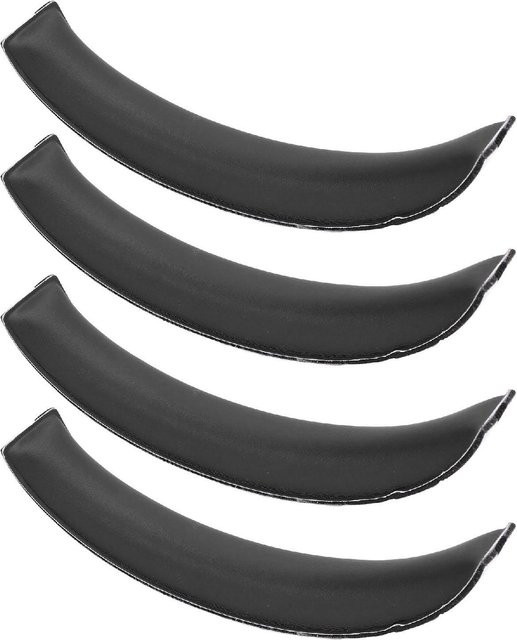 DIYelecs 4er Set Ersatz Stirnband Kissenpolster aus weichem Proteinleder für kabellose Bluetooth Headsets in Schwarz - Bild 1