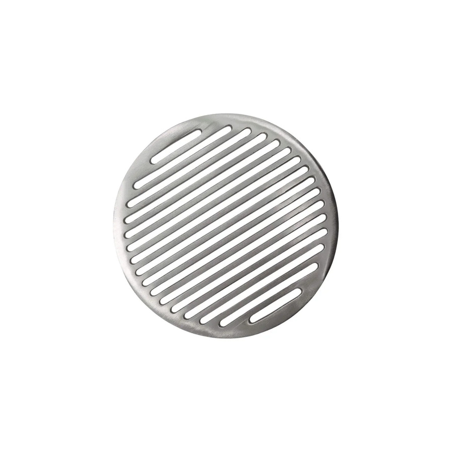 House Doctor Pfannenuntersetzer Esme aus Metall in Silber, Durchmesser: 21 cm - Bild 1