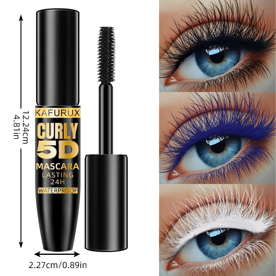 KAFURUX Mascara, Wasserfest, Blau Weiß Grün Schwarz, Damen - Bild 5