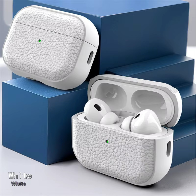 Schutzhülle aus Leder für Apple AirPods Pro 1 2 3 4 und Bluetooth Kopfhörer als Anti-Verlust-Tasche - Bild 2