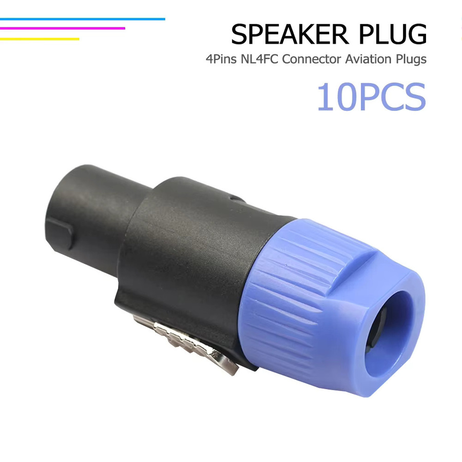 ALLOYSEED NL4FC 4-Pin Luftfahrtstecker Audiokabel-Adapter 4-Pol-Stecker für Lautsprecher - Bild 2