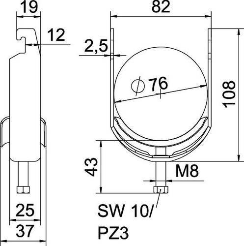 OBO Bettermann Bügelschelle 1186676 - Bild 1