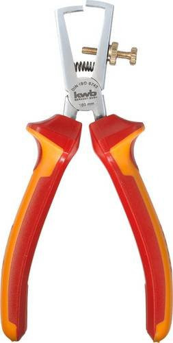 Kwb 398020 VDE Abisolierzange mit Feinverstellung in Rot aus Stahl - Bild 1