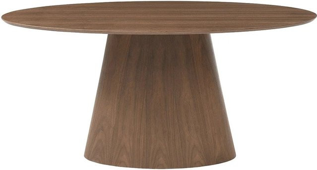 Vente-unique Esstisch Antelada in Nussbaumfurnier, Farbe Braun, Breite: 160 cm - Bild 1
