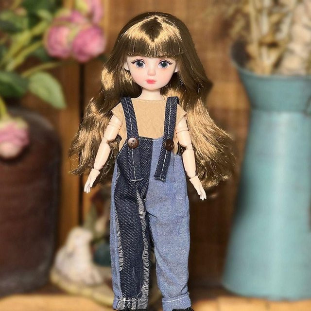 D'y Toy BJD Puppe 30cm mit Kleidung und High Heels 2-14 Jahre - Bild 1