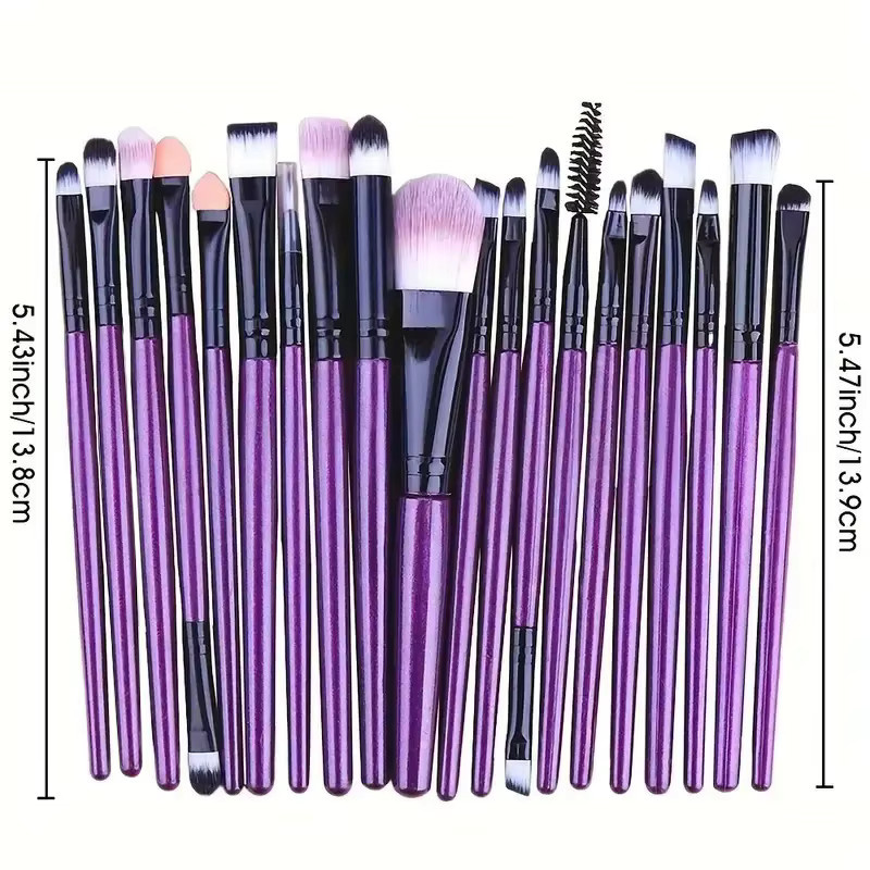 RUNTOIN Make-up-Pinsel-Set, 20-teilig, Unisex - Bild 3
